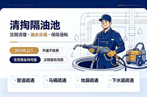 福泉清掏隔油池